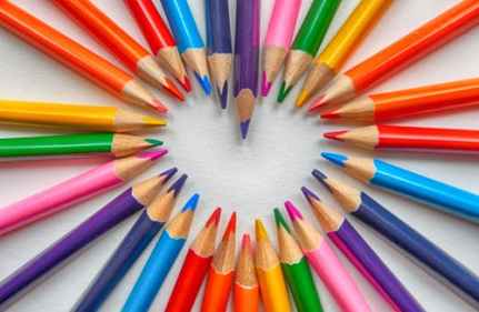 pencil heart by author